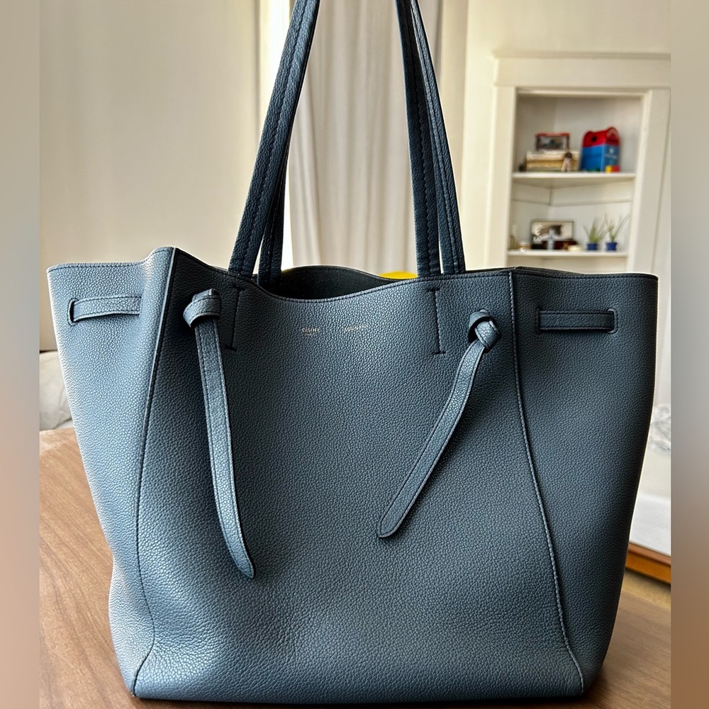 ✨CLASSIC✨ Céline Small Cabas Phantom Tote, Gray